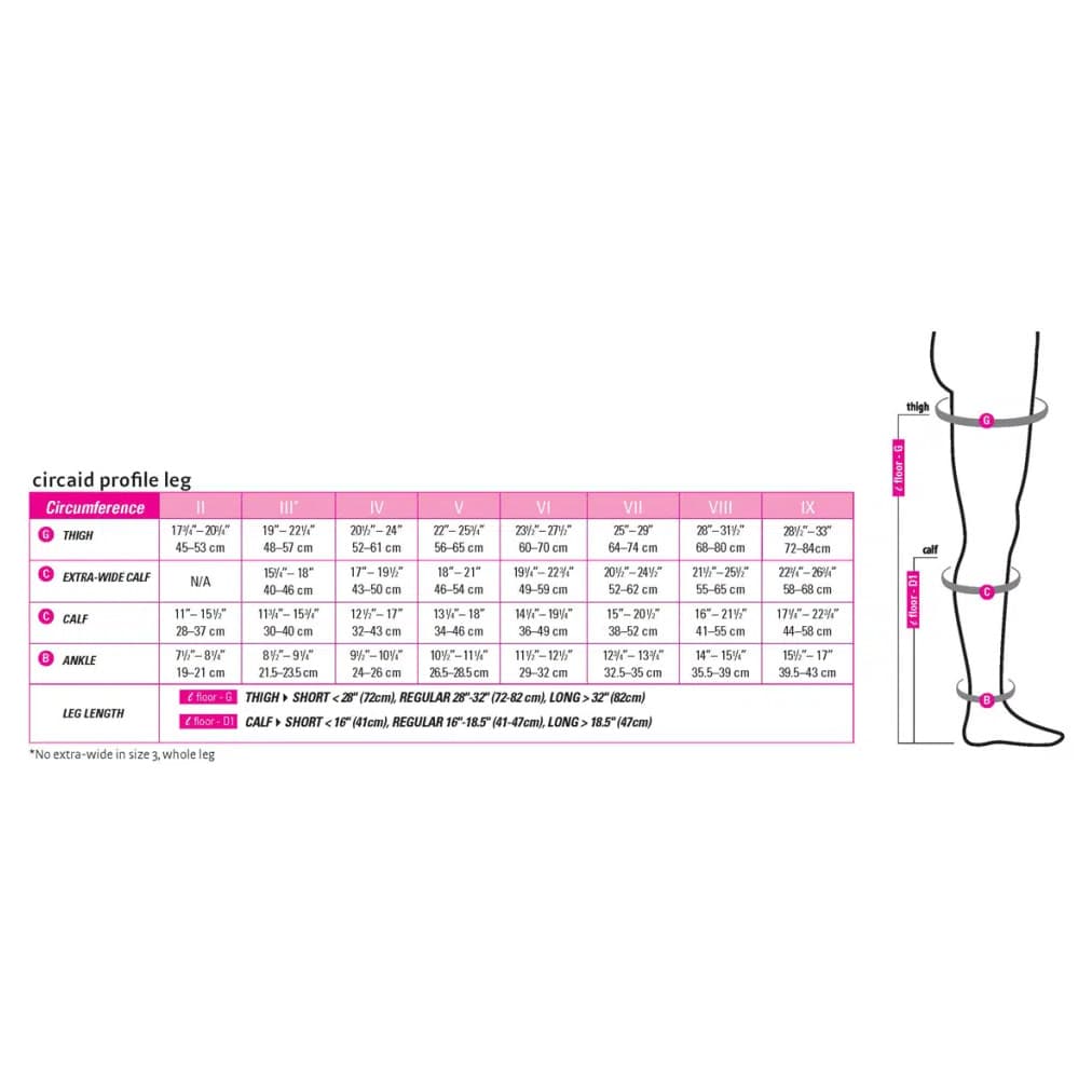 Circaid Profile Lower Leg Energy Oversleeve - Image 2