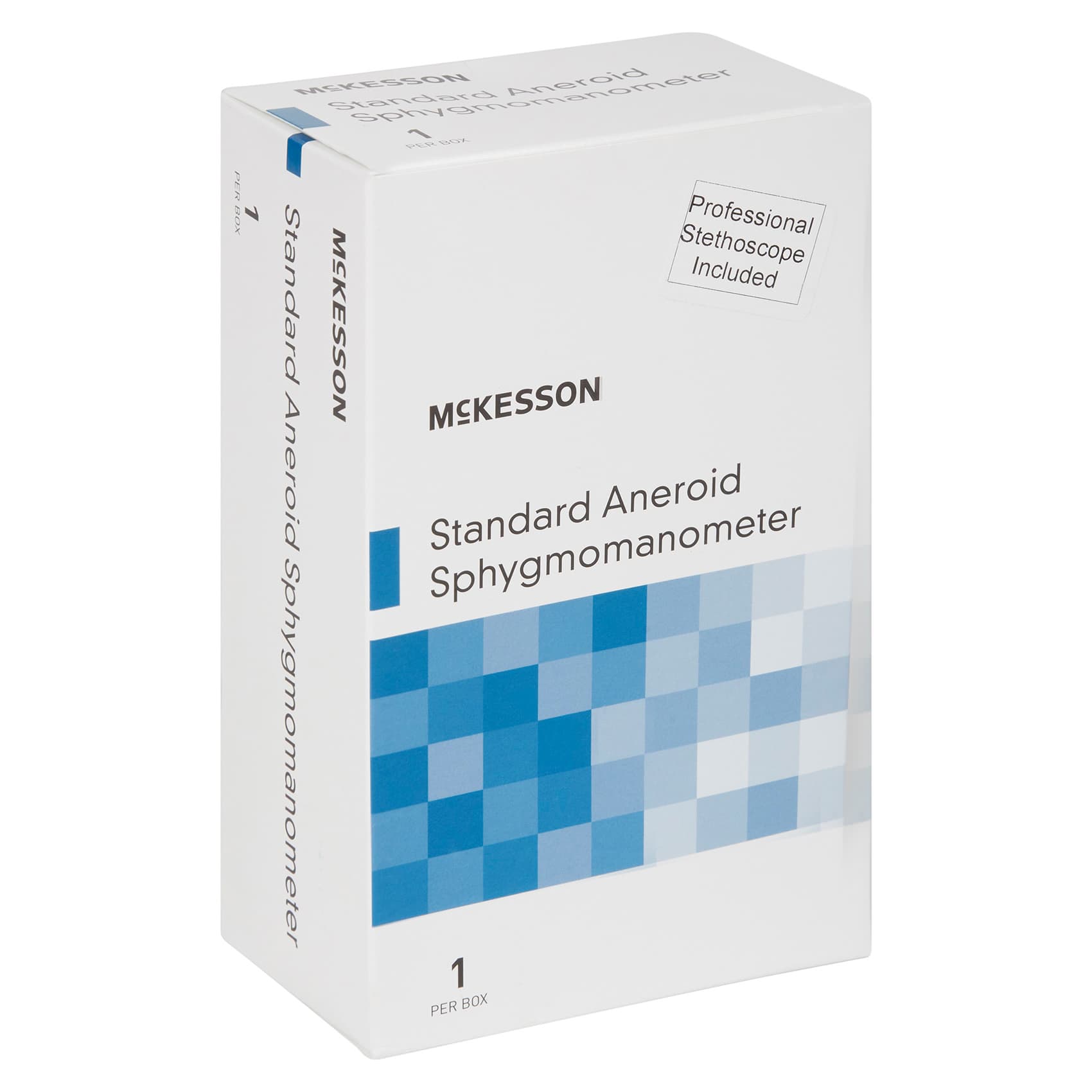 McKesson Reusable Aneroid Stethoscope Set Pocket Aneroid Nylon Cuff Adult Cuff Dial Display - Image 2