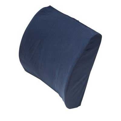 Alex Orthopedic Lumbar Support Cushion, Navy Cover with Strap - Image 2