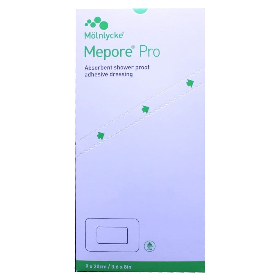 Mepore Pro Self-Adhesive Composite Dressing, 3.6 x 8 Inch - Case of 180 - Image 1