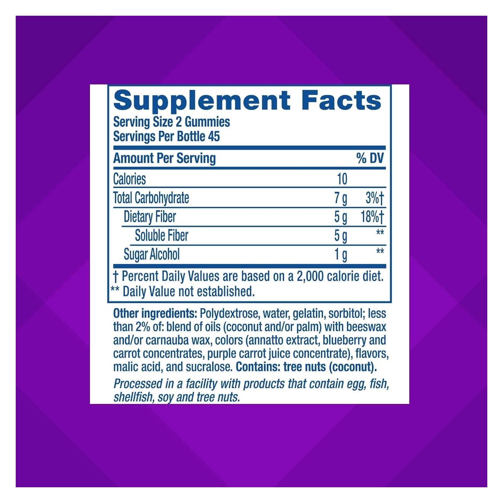 Vitafusion FiberWell Fiber Gummies, Berry and Peach Flavor - Image 2