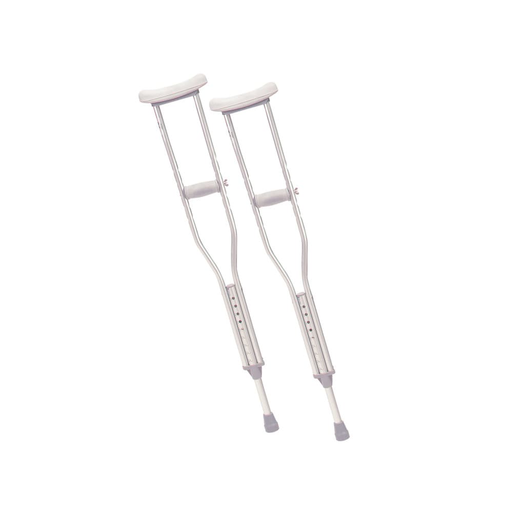 Drive Aluminum Crutches with Accessories, Youth - Case of 8 Pair - Image 1