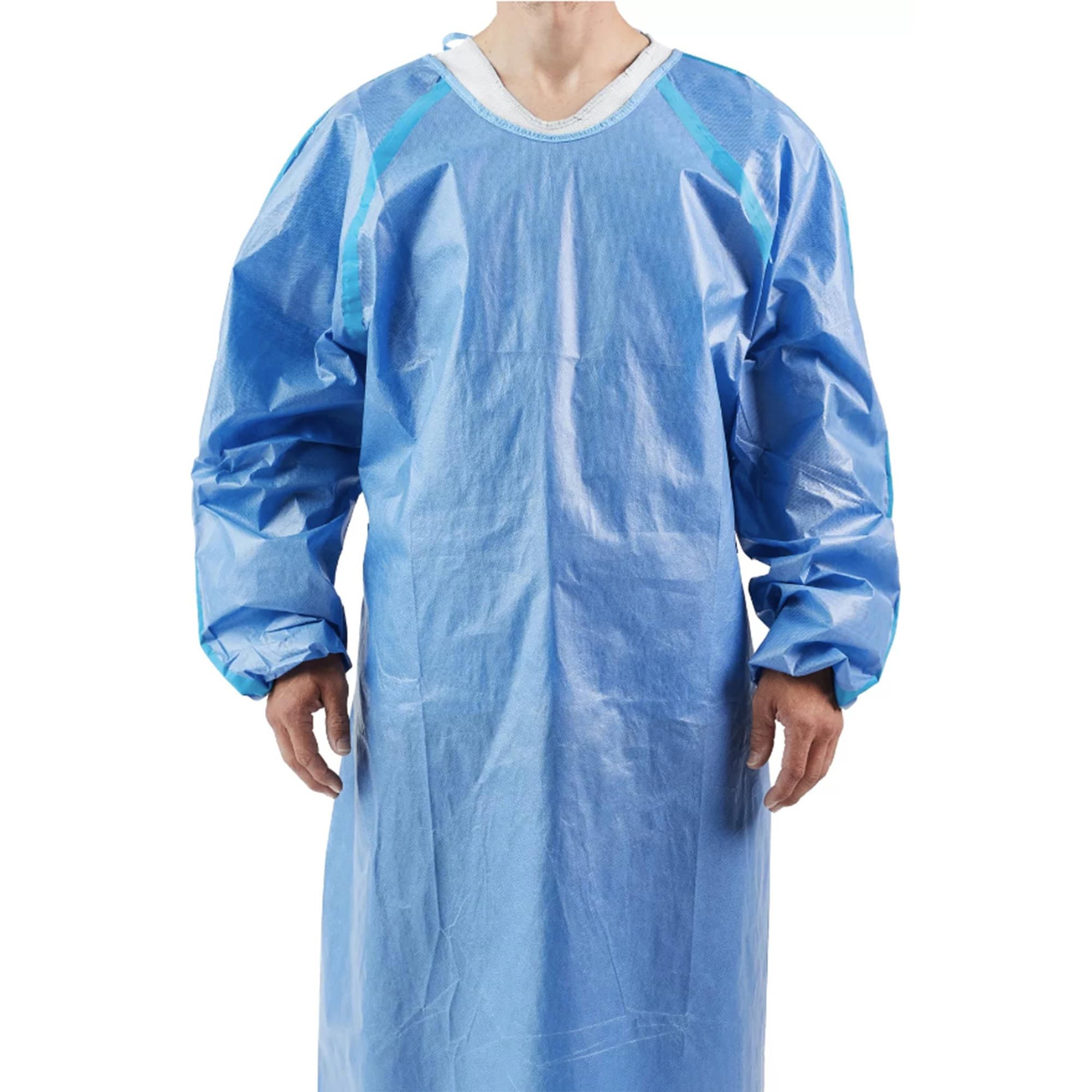 Cardinal Health Full Coverage Chemotherapy Gown, AAMI Level 4 - Package of 10 - Image 1