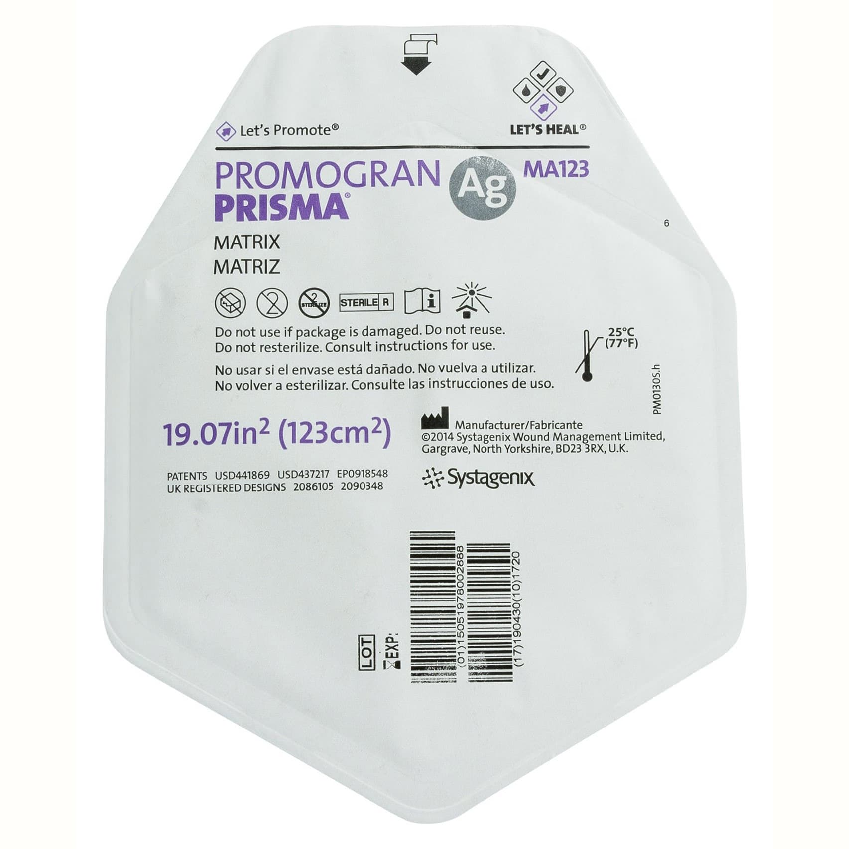 prisma wound dressing Promogran Collagen Matrix Dressing, 4.34" Promogran Prisma Matrix Wound Dressing is a sterile PROMOGRAN PRISMA Matrix Wound Dressing