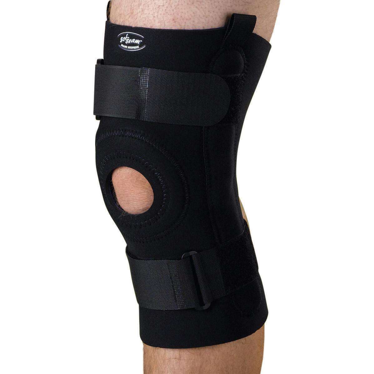 Medline U-shaped Hinged Knee Support, 4XLarge - Image 1