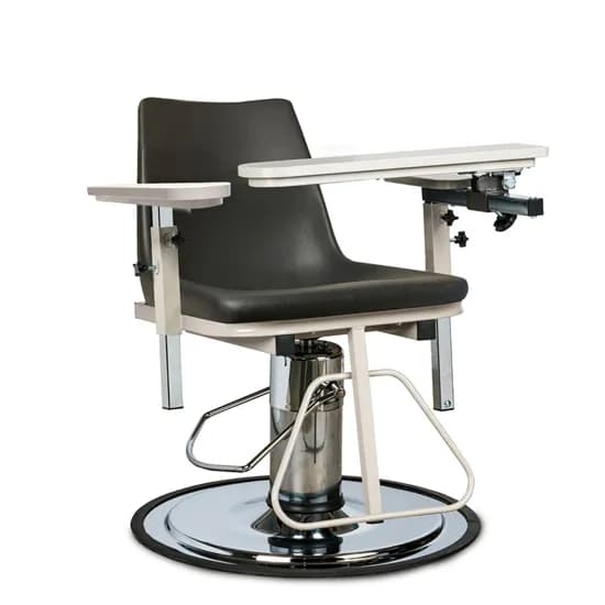 Clinton H Series, E-Z-Clean, Blood Drawing Chair with ClintonClean™ Arms - Image 1