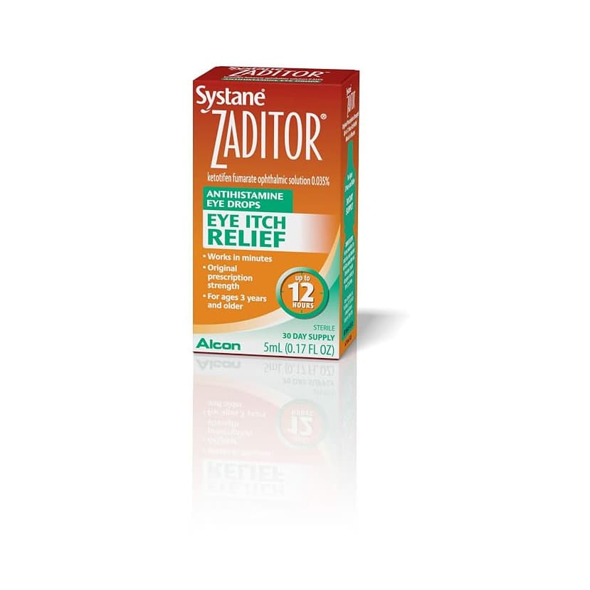 Alcon Zaditor Antihistamine Eye Drops, 0.035% Ketotifen Fumarate - Image 2