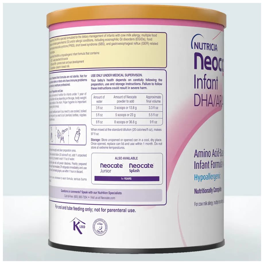 Neocate DHA and ARA Amino Acid Based Infant Formula with Iron - Image 3