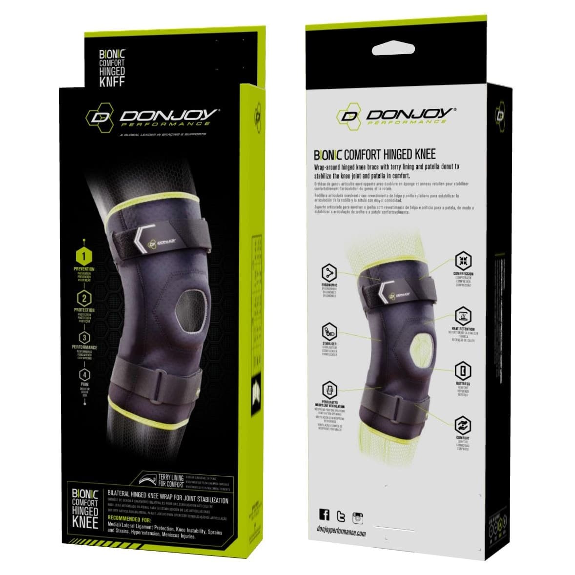 DonJoy Performance Bionic Comfort Hinged Knee Brace - Image 3