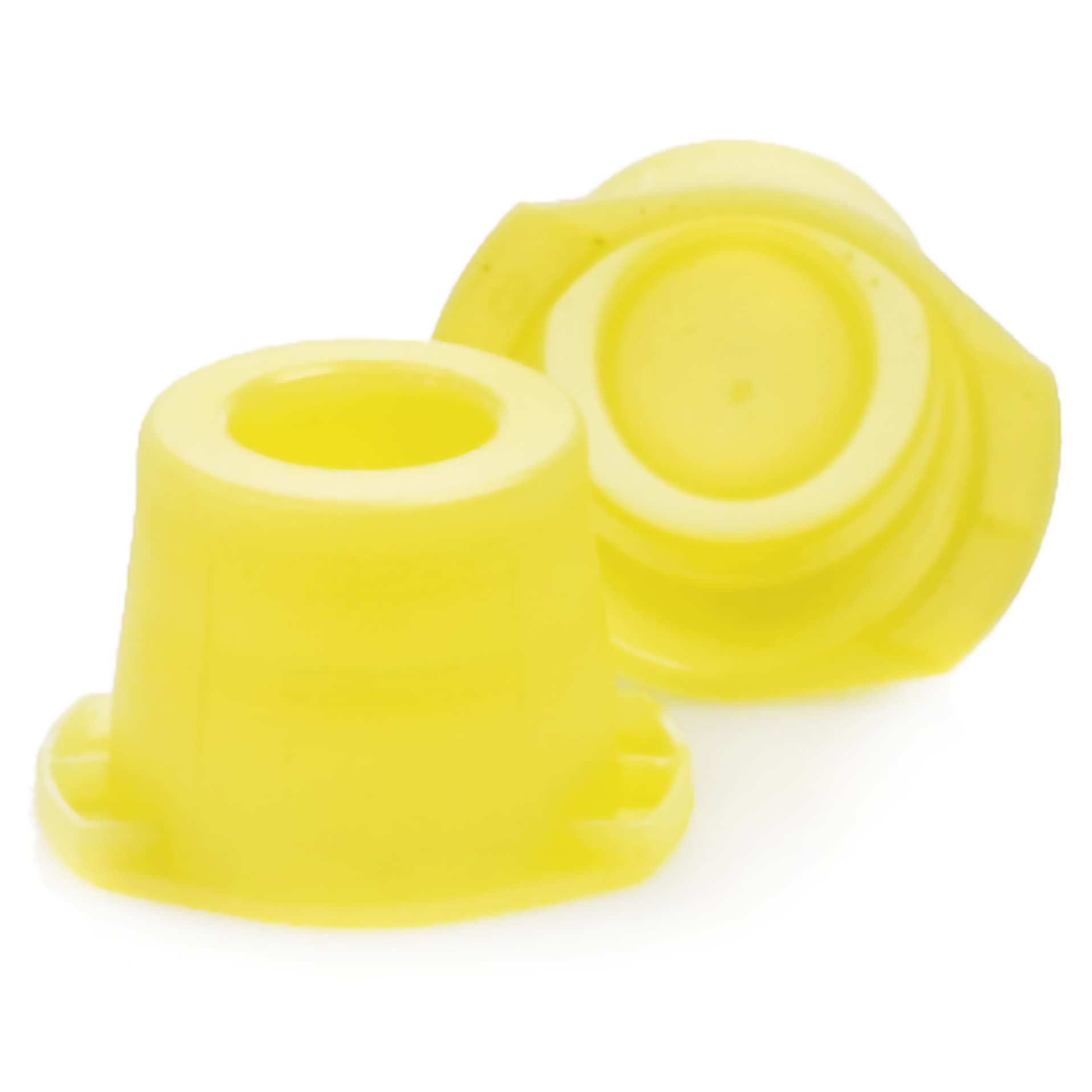 McKesson NonSterile Tube Closure, Universal, Snap Cap, Yellow, 12 mm, 13 mm and 16 mm - Bag of 1000 - Image 1
