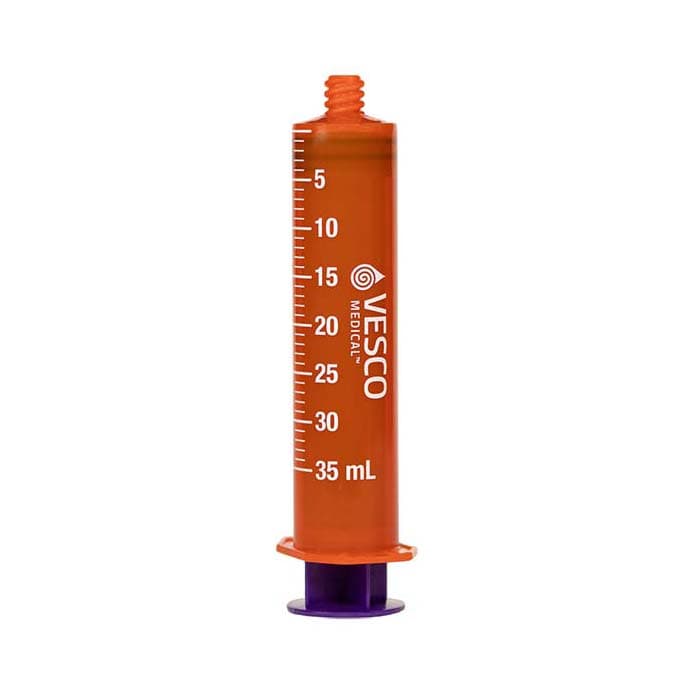 Vesco Oral Medication Syringe, Amber Barrel, 35 ml - Each - Image 1