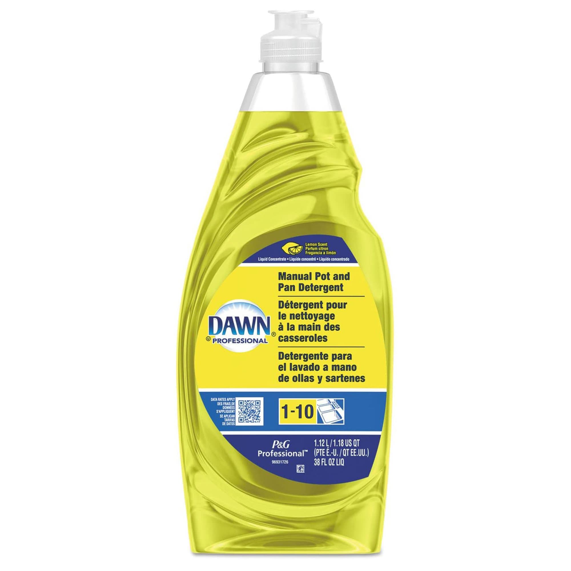 Dawn Professional Lemon Scent Dish Detergent, 38 oz. - Each - Image 1