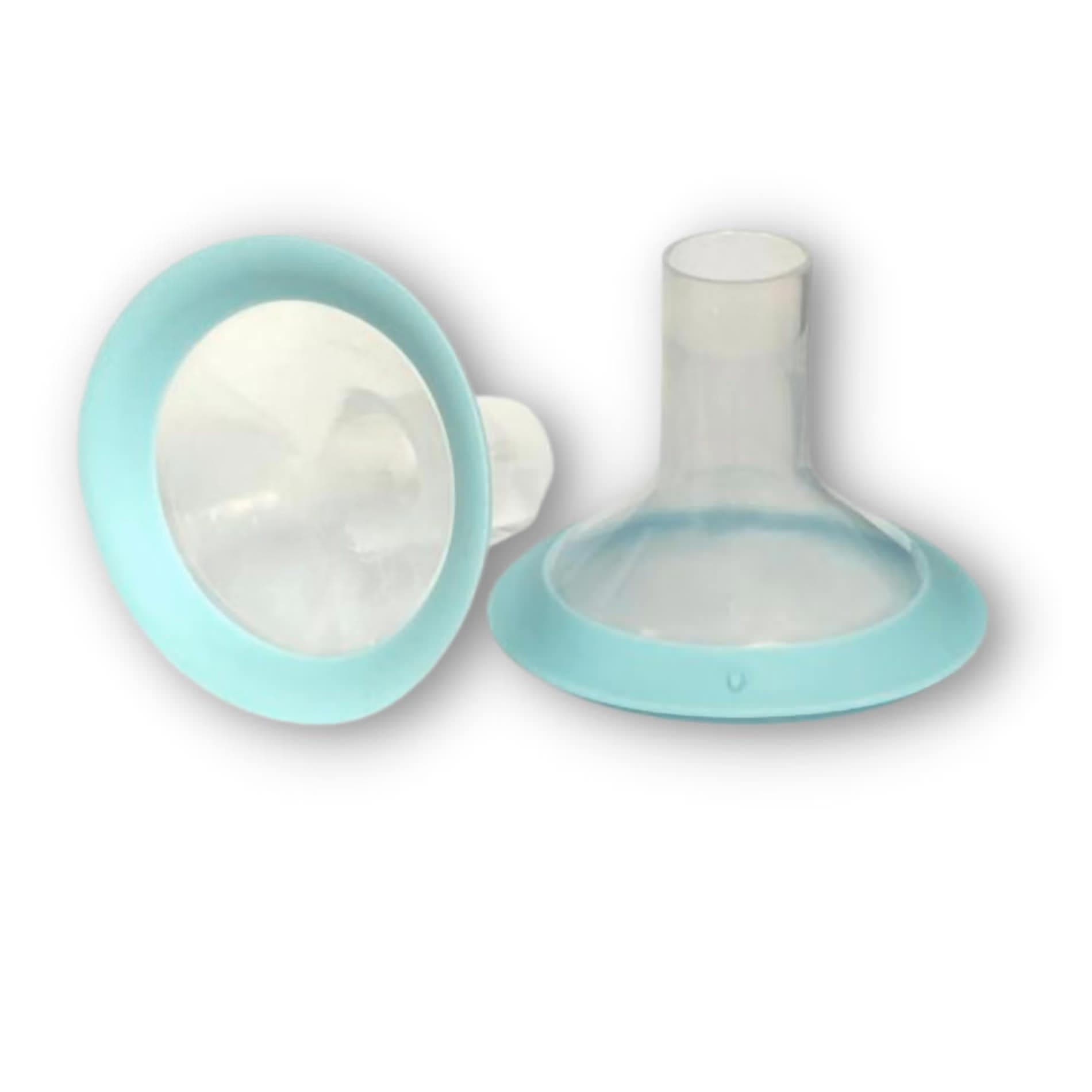 Zomee Flex Reusable Plastic Breast Shield Set, 32mm - Set of 2 - Image 1