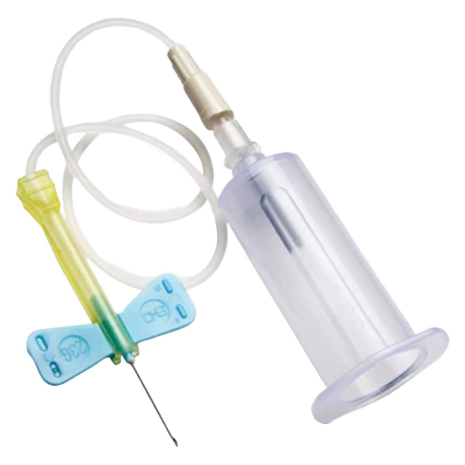 BD Vacutainer Safety-Lok Blood Collection Set, 12 Inch, 25 Gauge, Royal Blue - Box of 50 - Image 1