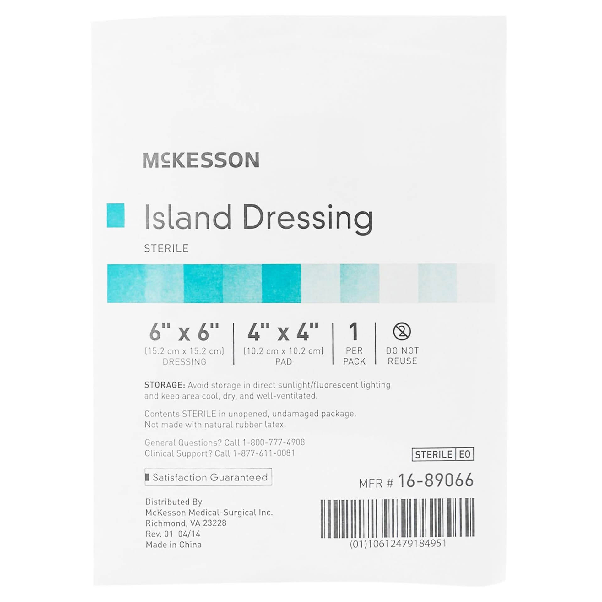 McKesson Adhesive Island Dressing, 6 x 6 Inch - Image 1