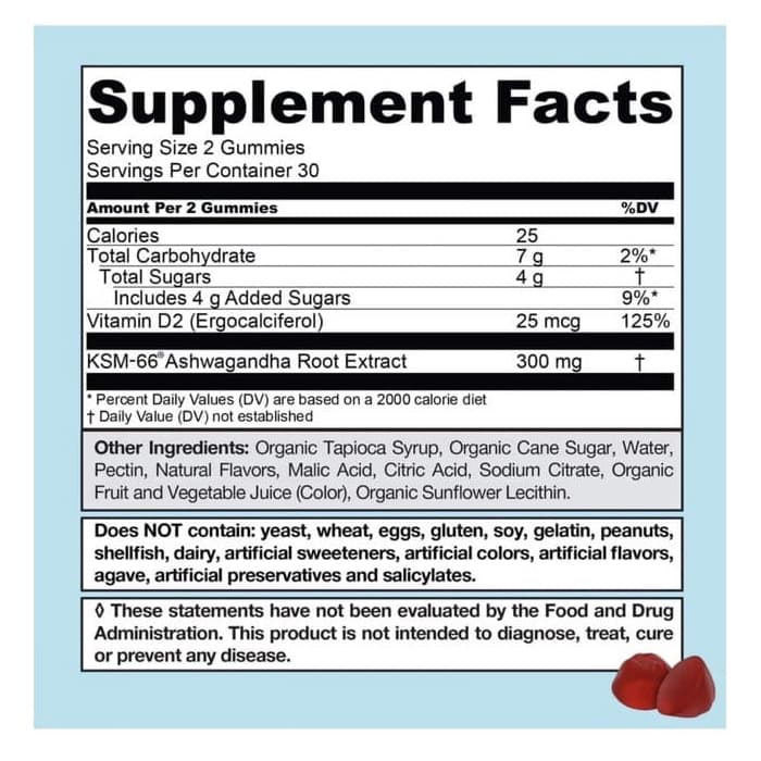 Goli Nutrition Ashwagandha Gummies, 60 Count - Each - Image 2
