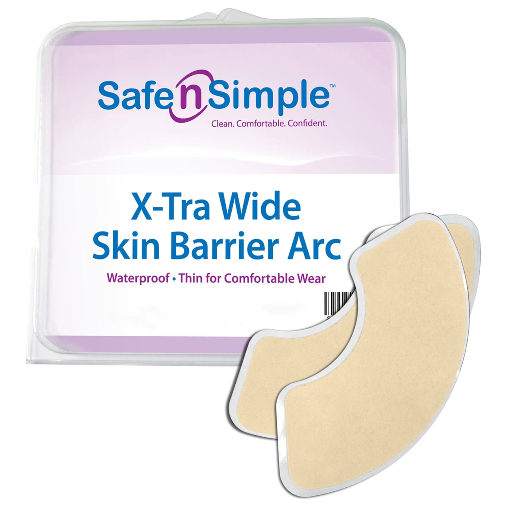 Safe n' Simple Skin Barrier Arc, 2 Inch Thick - Case of 1000 - Image 1