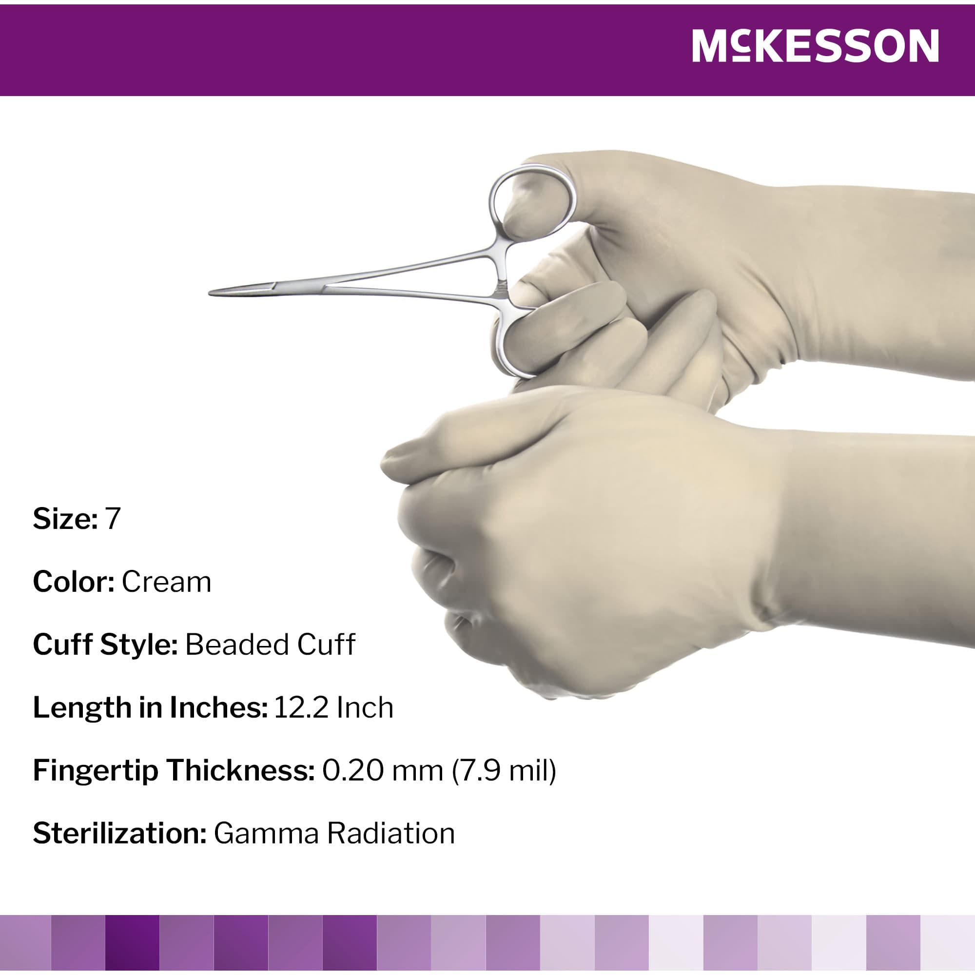 McKesson Perry Synthetic Surgical Gloves - Image 2