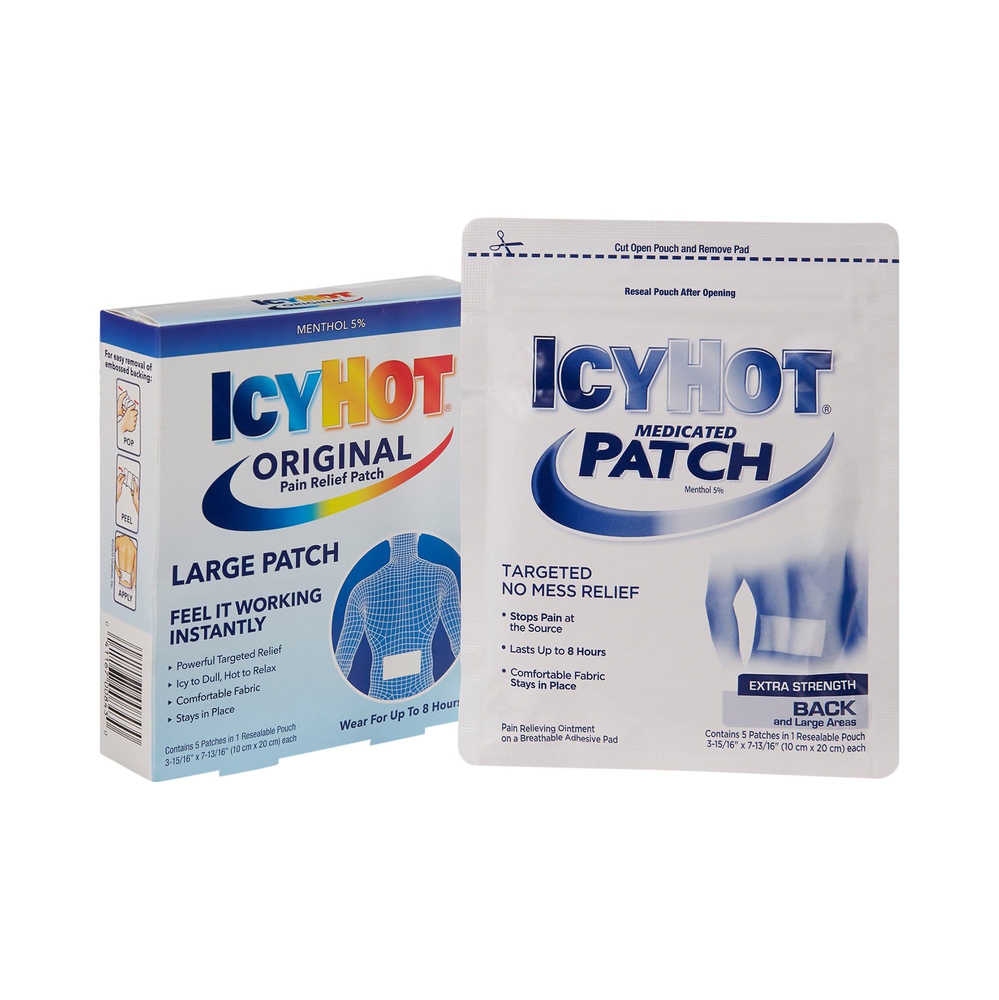 Icy Hot Topical Pain Relief Patch - Package of 5 - Image 1