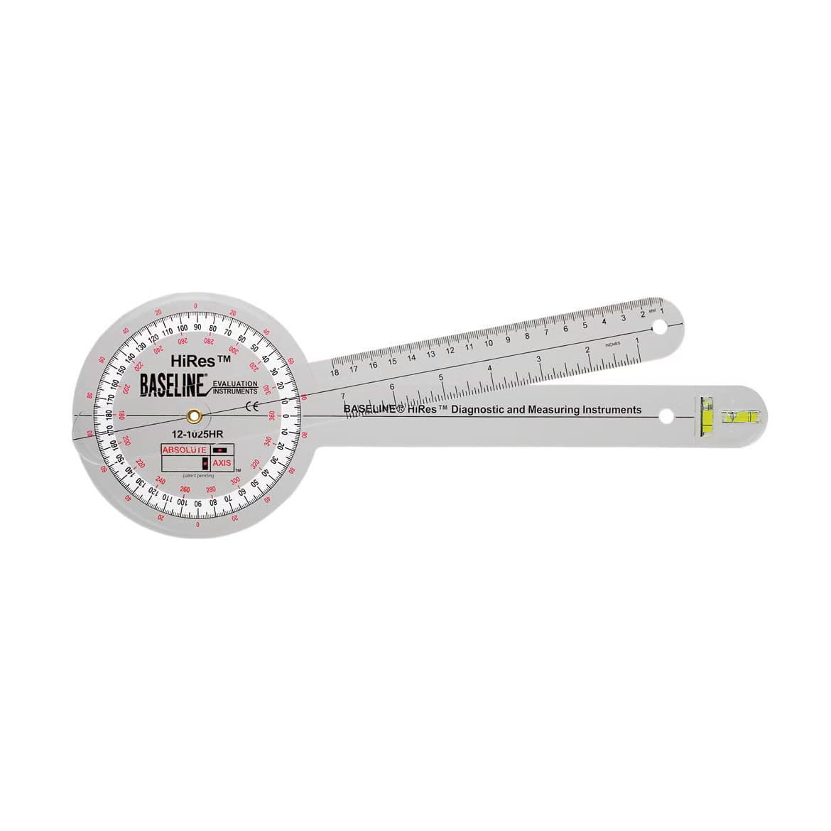 Baseline Absolute Plus Axis Plastic Goniometer - Image 1