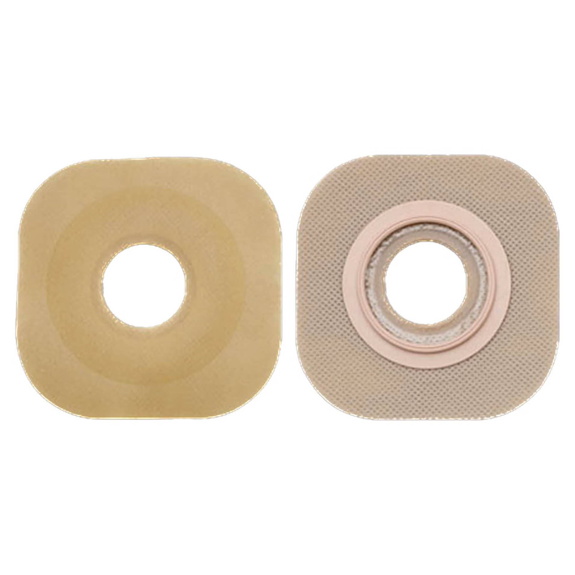 New Image Flat Flextend Skin Barrier, 1-3/4 Inch Flange, 1 Inch Stoma - Box of 5 - Image 1