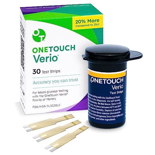 One Touch Verio Test Strips - Box of 30 - Image 1