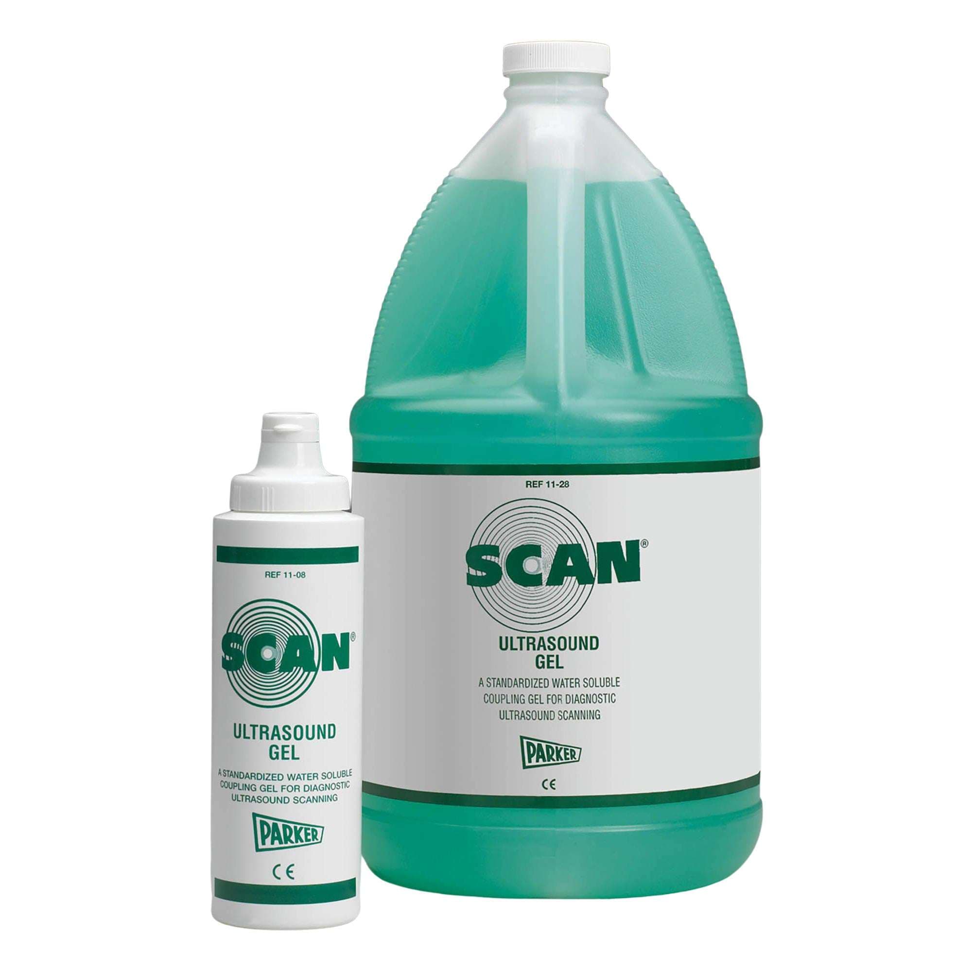 Scan Ultrasound Transmission Gel, Light Green - Image 2