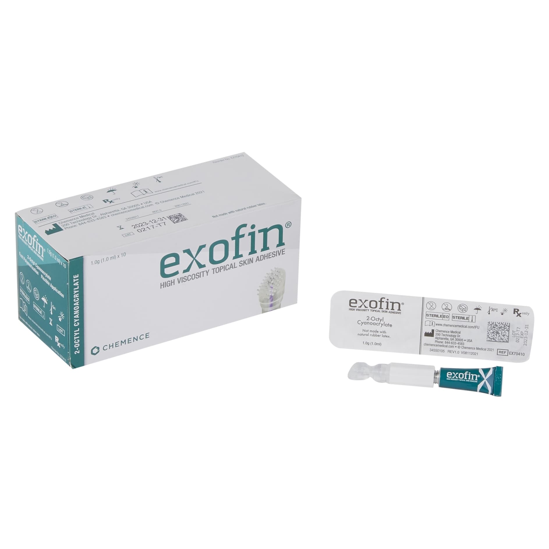 Exofin 2-Octyl Cyanoacrylate Skin Adhesive Precision Applicator Tip - Image 2
