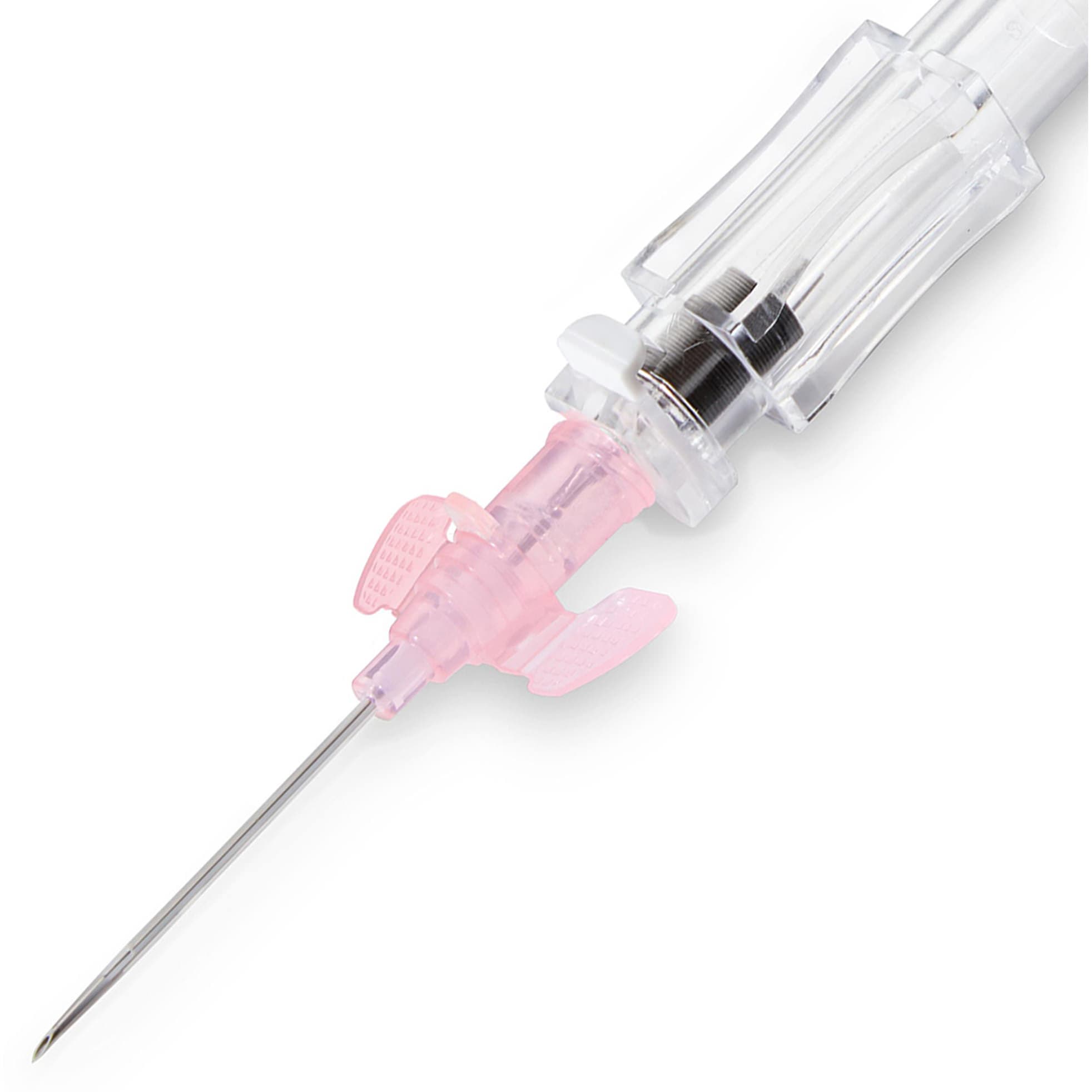 McKesson Peripheral IV Catheter with Winged Hub, 20 Gauge, 1 Inch, 61 mL /min - Box of 50 - Image 1