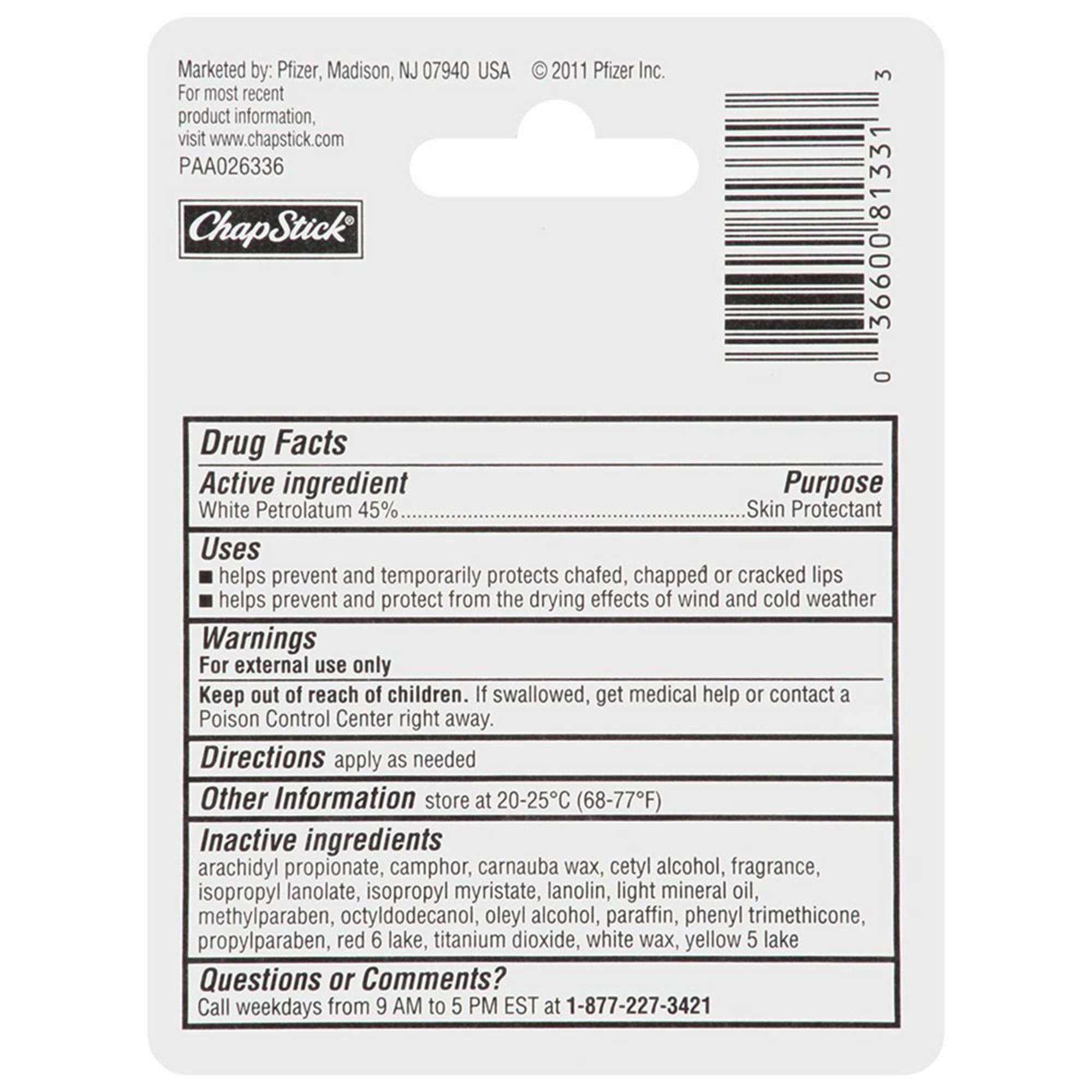 Chapstick Classic Original Lip Balm, 0.15 oz - Image 2