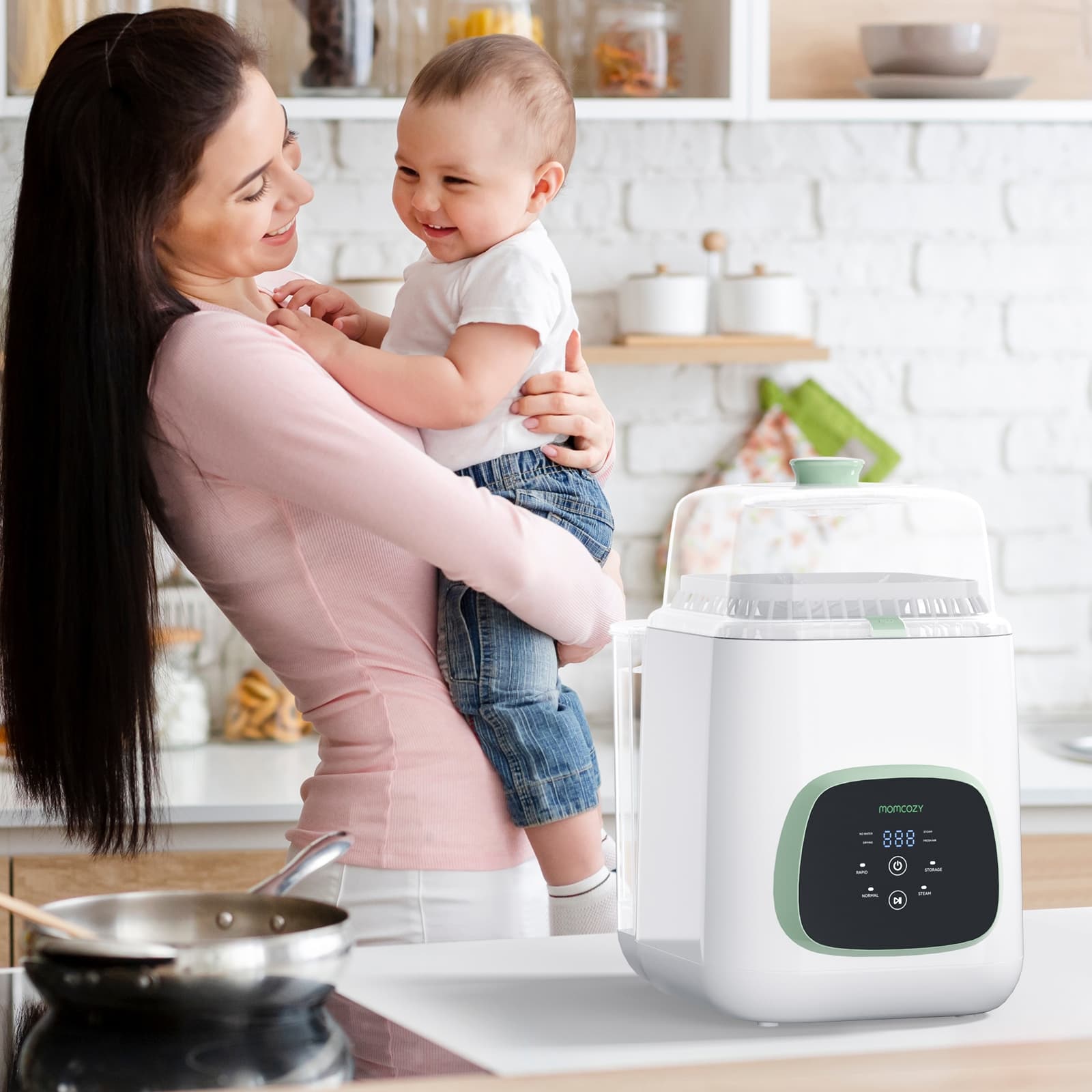 Momcozy KleanPal Pro Baby Bottle Washer - Each - Image 2