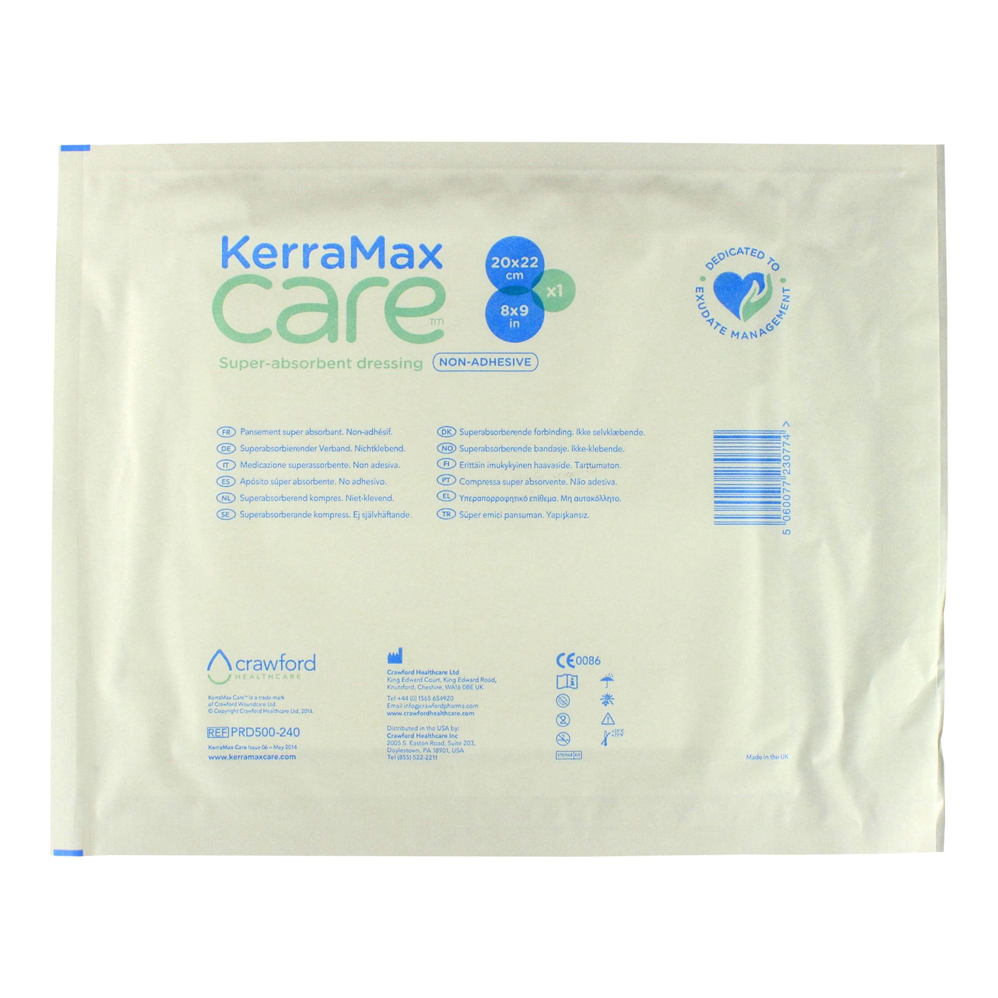 KerraMax Care Super Absorbent Dressing, 8" x 9" - Image 1