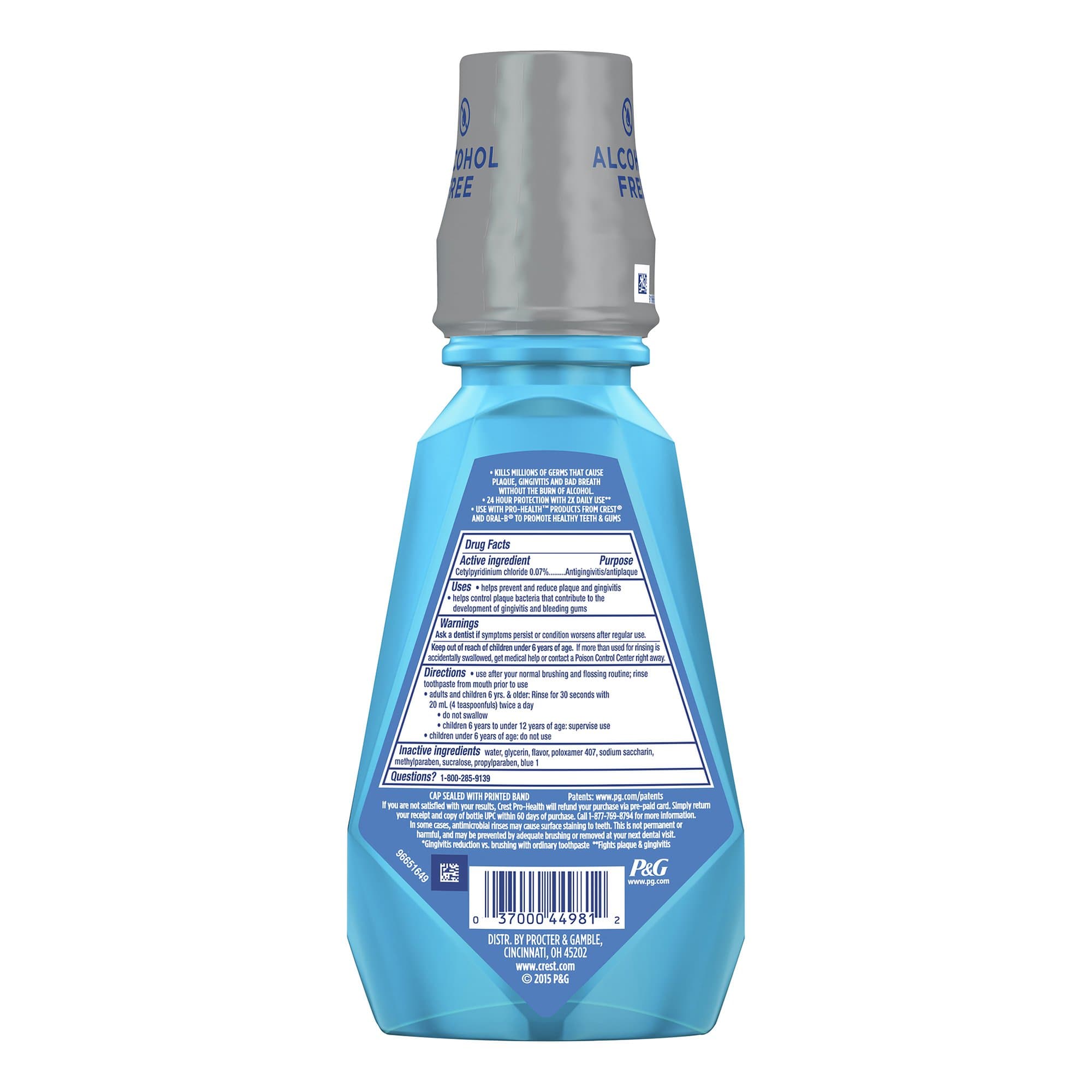 Crest Pro-Health Mouthwash, Mint Flavour, 500mL - Image 2