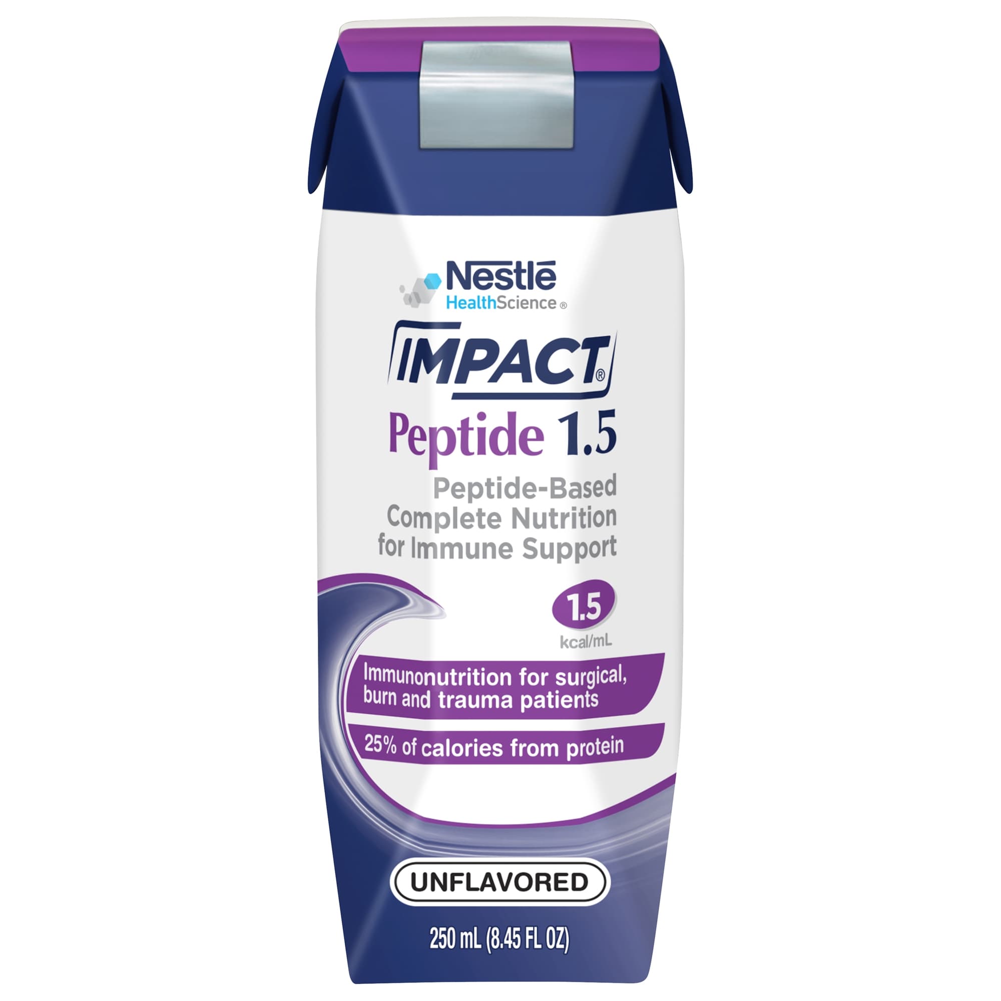 Impact 1.5 Kcal Peptide-Based Complete Nutrition for Immune Support