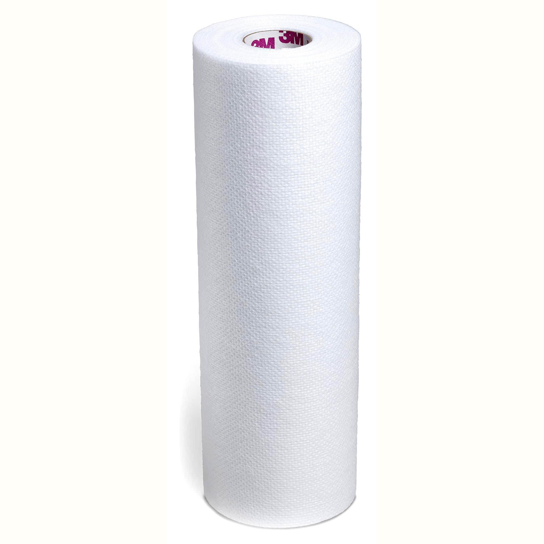 3M Medipore H Hypoallergenic Soft Cloth Surgical Tape, White, 8 Inch x 10 Yards - Case of 6 - Image 1