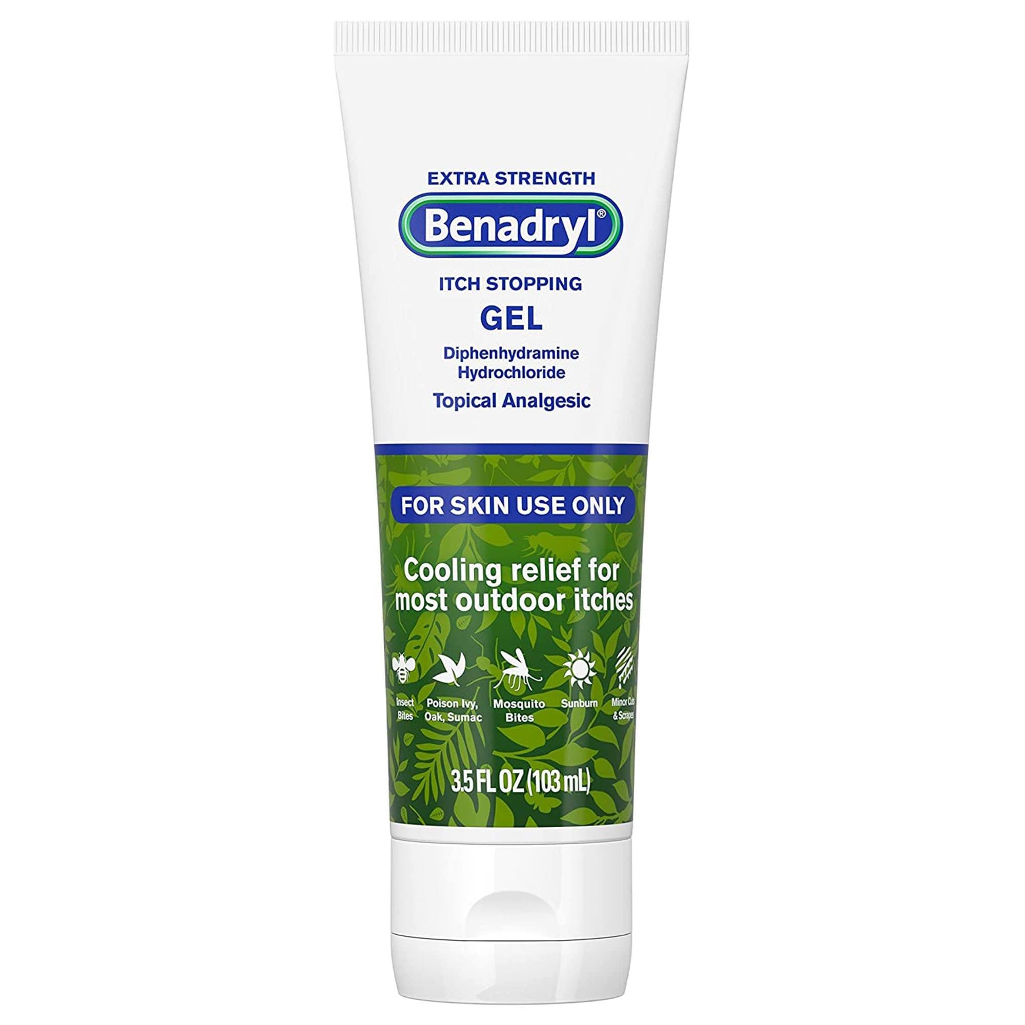 Benadryl Itch Relief Gel, 3.5 oz - Image 1