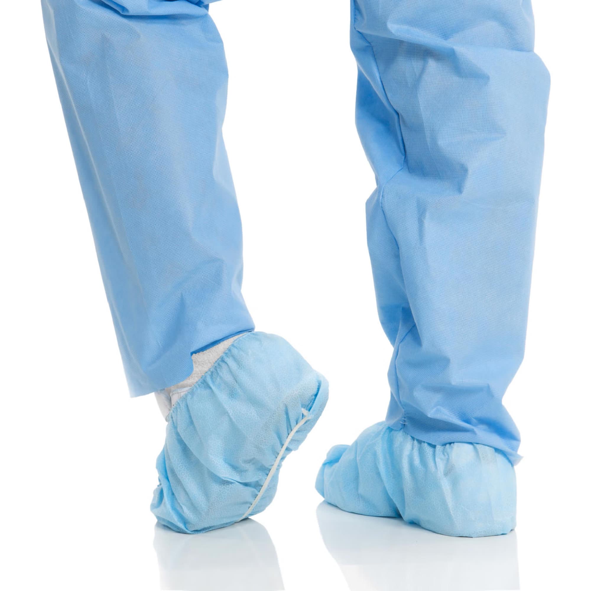 Halyard Inc Shoe Cover, Blue - Case of 300 - Image 1