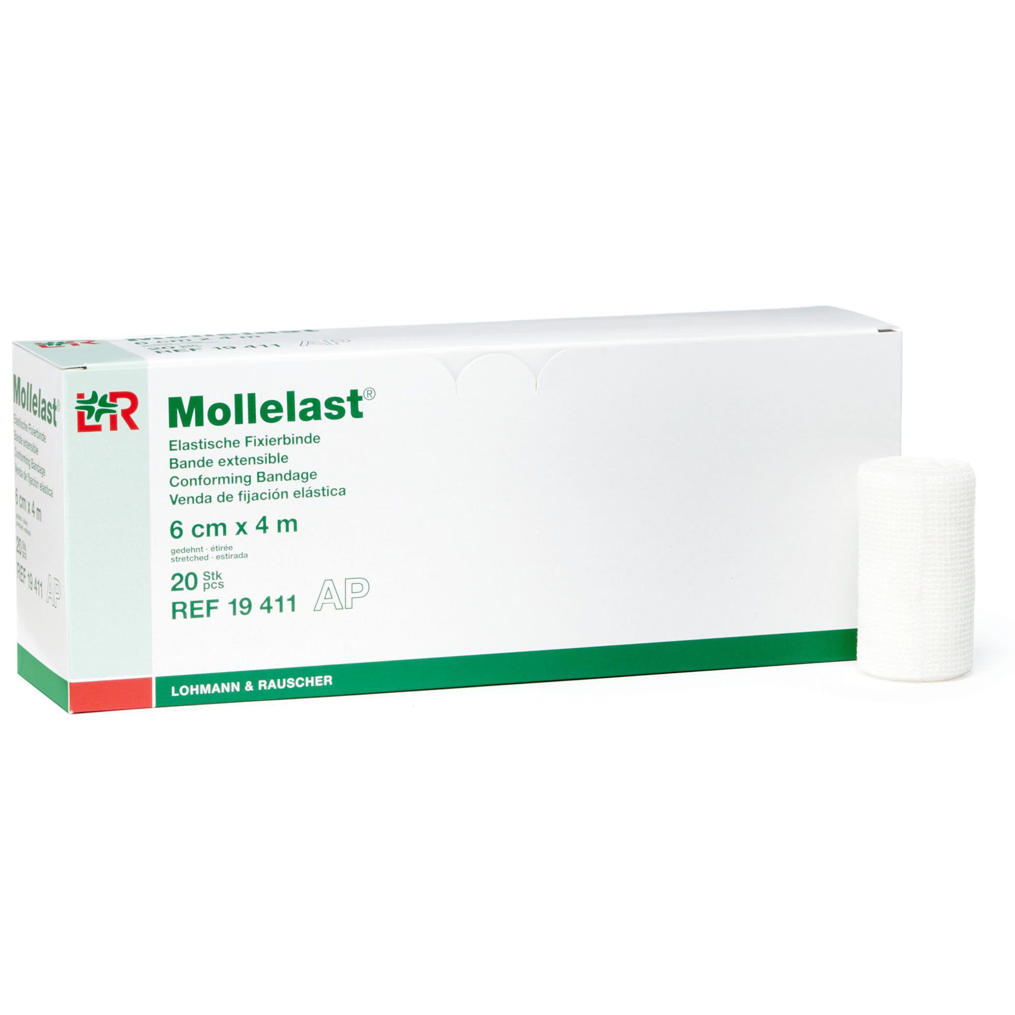 Mollelast Conforming Bandage, 2.4 Inch x 4.4 Yard - Box of 20 - Image 1