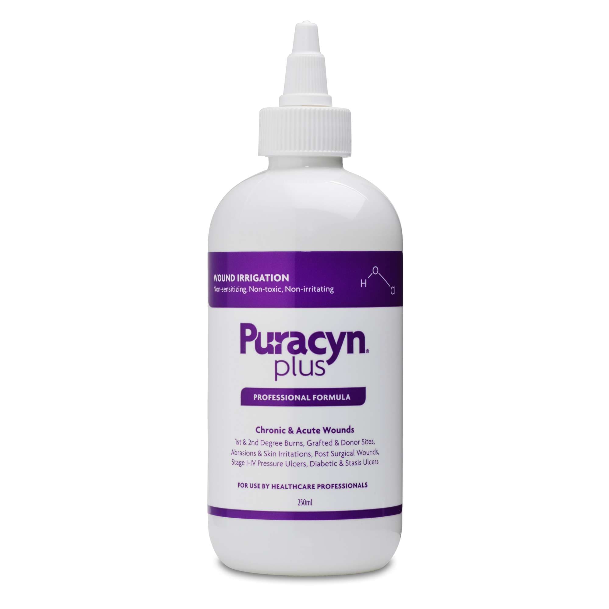 Puracyn Plus Professional Wound Irrigation Solution with Twist Top Bottle, 8.5 oz - Image 1
