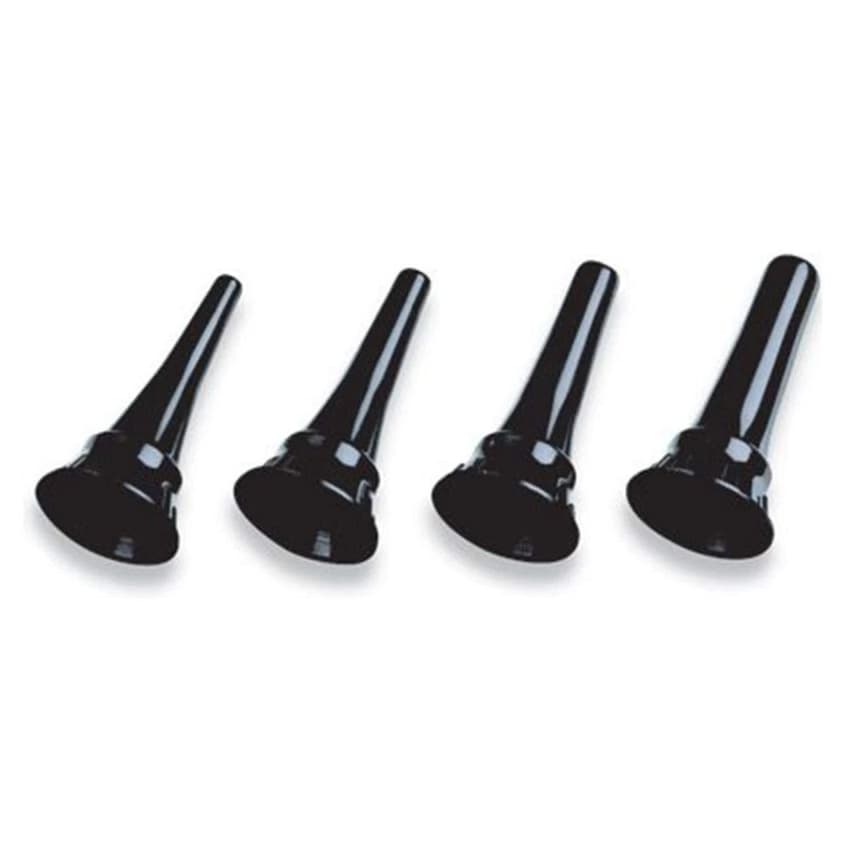 Welch Allyn Ear Speculum Tip Set, Black 2, 3, 4, 5 mm - Set of 4