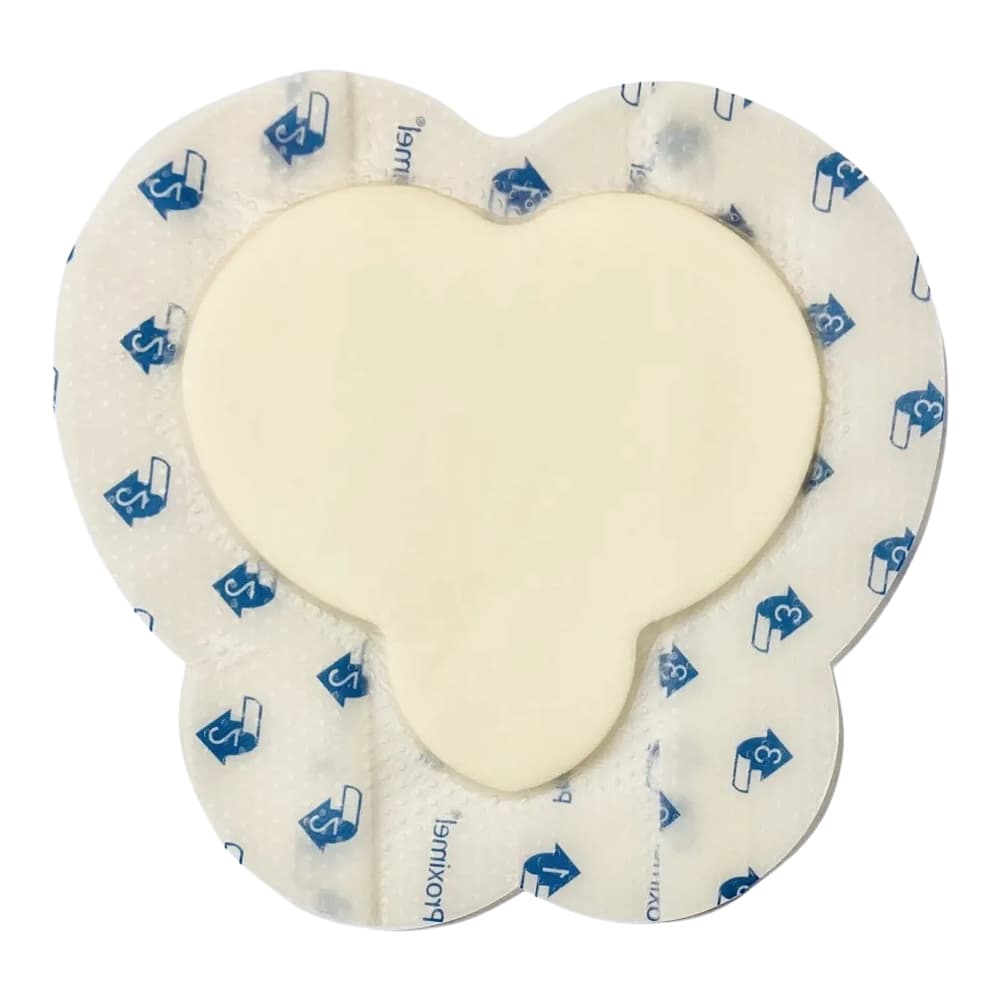 Proximel Ag Silicone Bordered Foam Dressing, Sterile, Small Sacrum - Each - Image 1