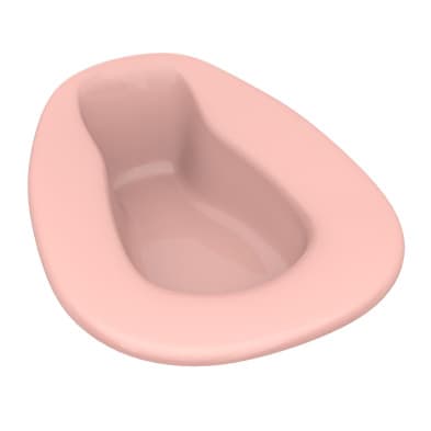 Dynarex Bed Pan, Stackable, Mauve
