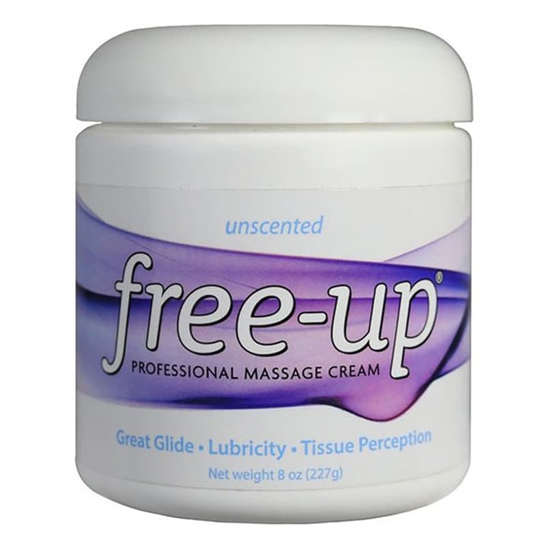Free-Up Professional Massage Cream, Unscented, 8 oz - Each - Image 1