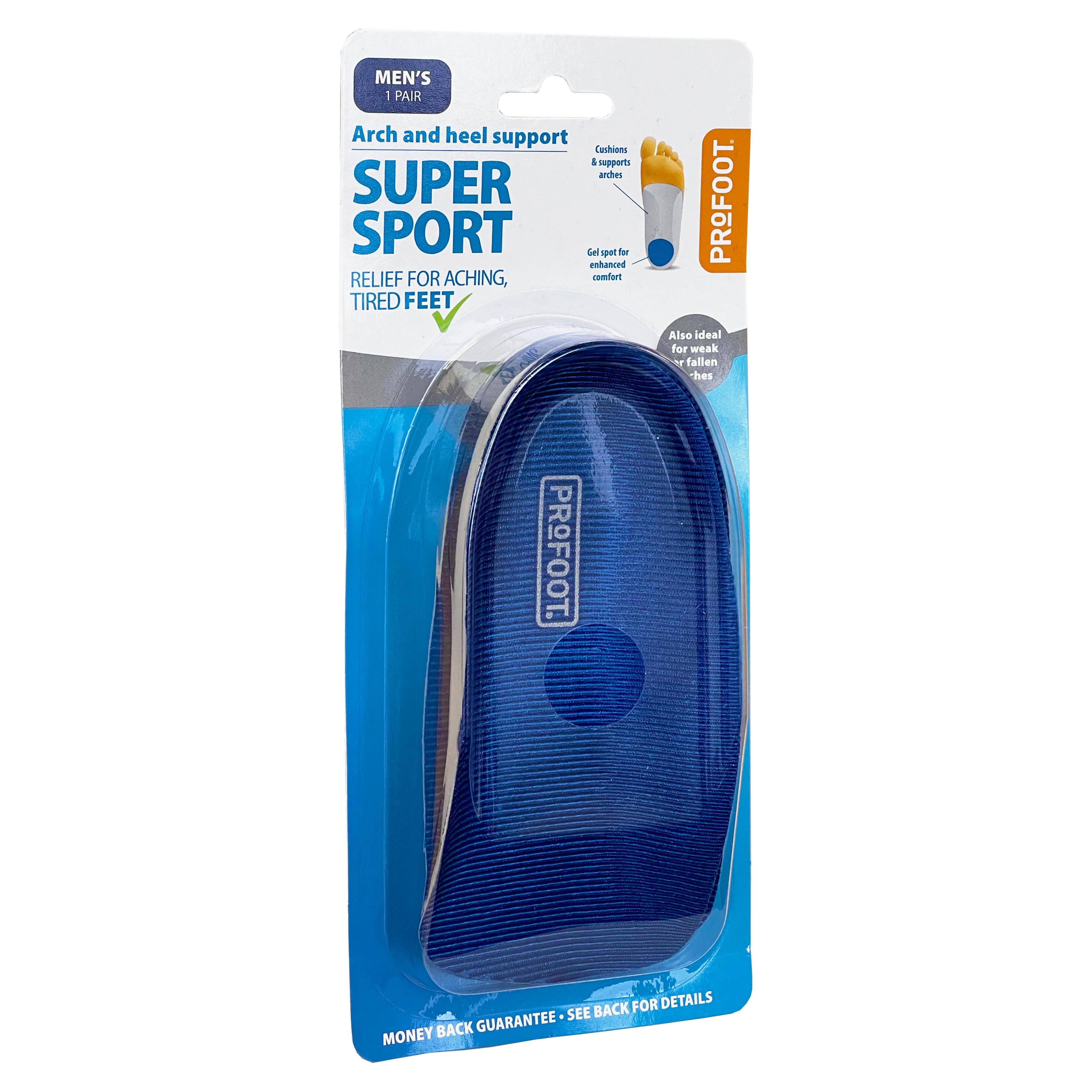 Profoot SuperSport Men's Moulded Arch and Heel Support