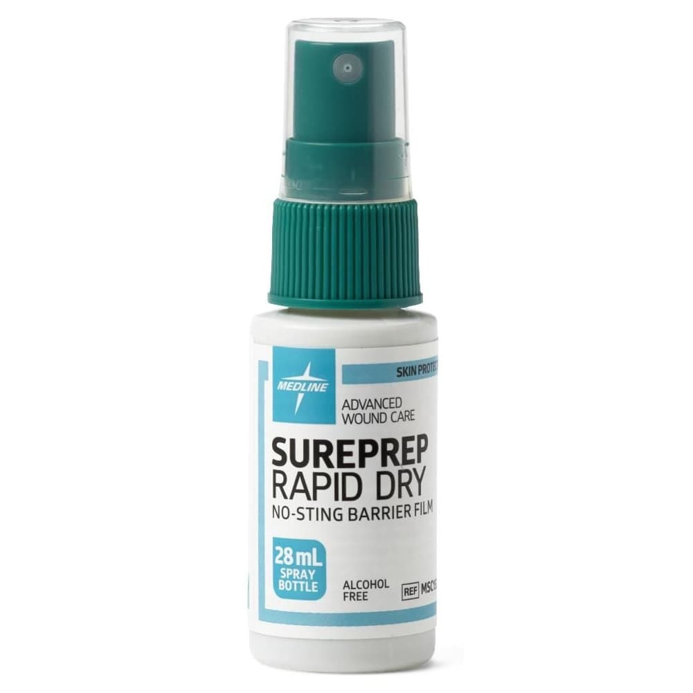 Medline SurePrep Rapid Dry Barrier Film, 1 ml - Box of 5