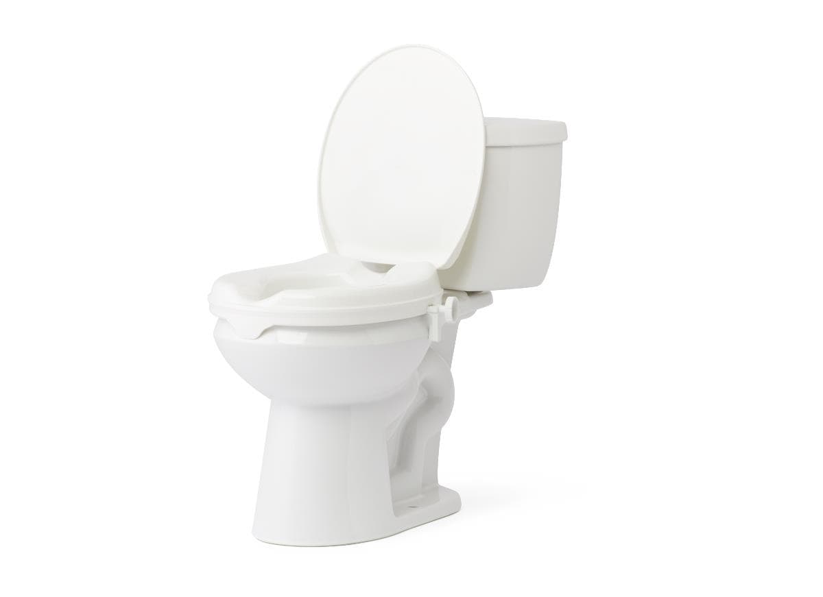 Medline Universal Locking Toilet Seat Riser, 2" - Image 2