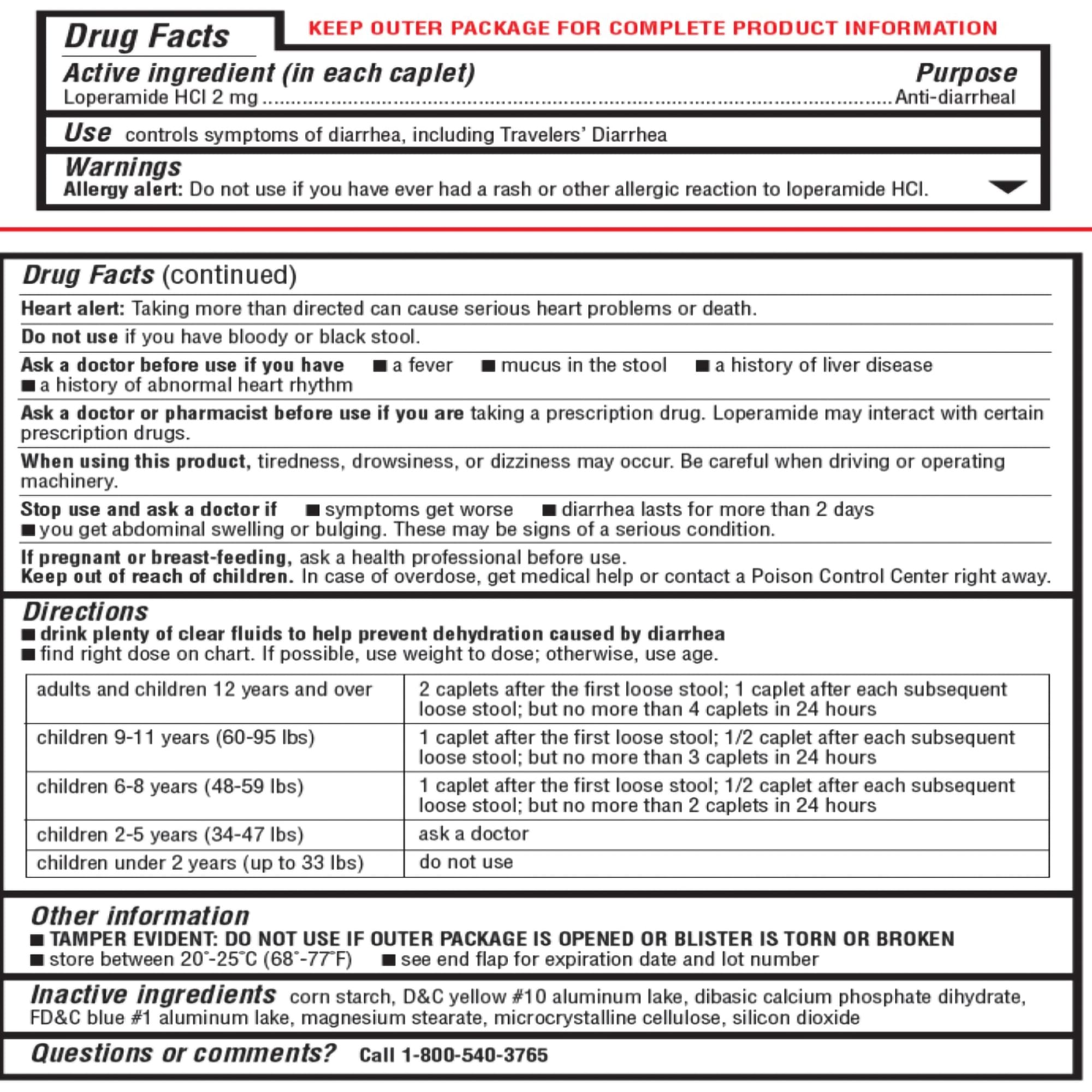 Anti-Diarrheal Geri-Care® 2 mg Strength Caplet 24 per Box (CS/24) - Image 2