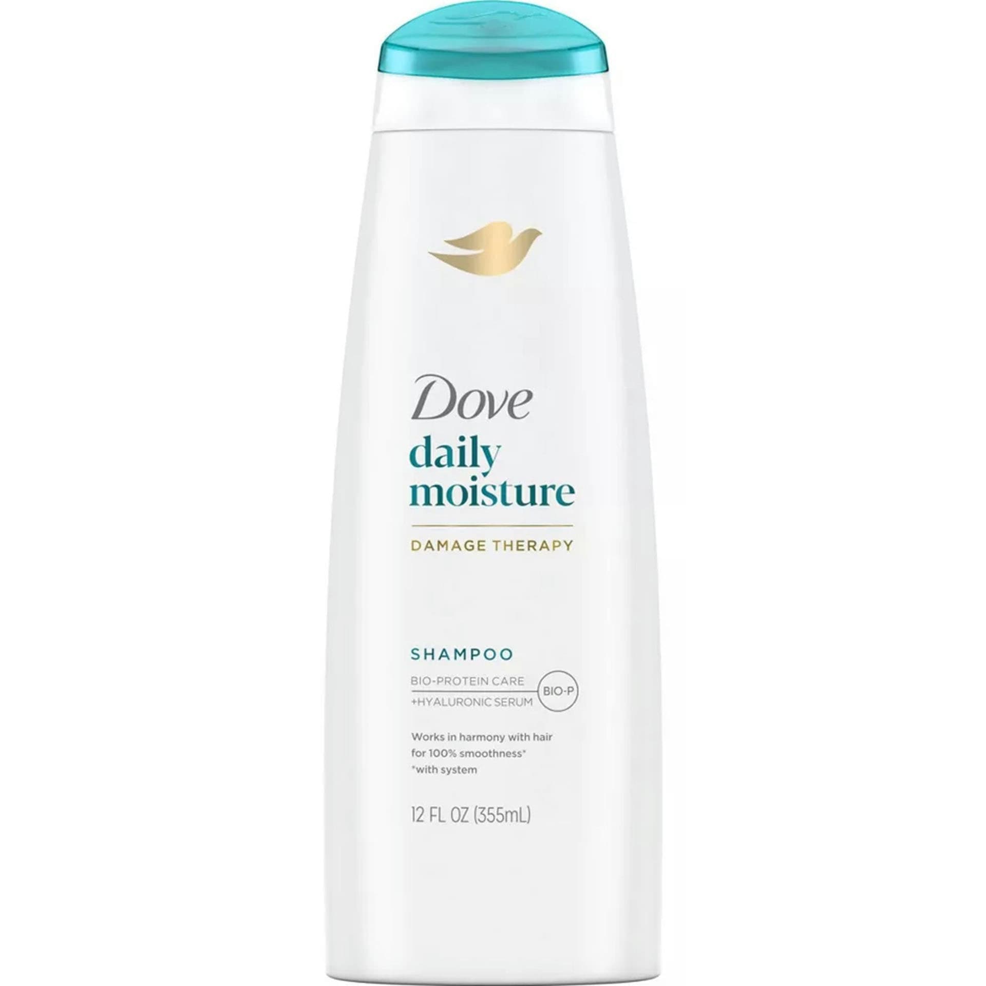Dove Daily Moisture Damage Therapy Shampoo, Scented, 12 oz - Each - Image 2