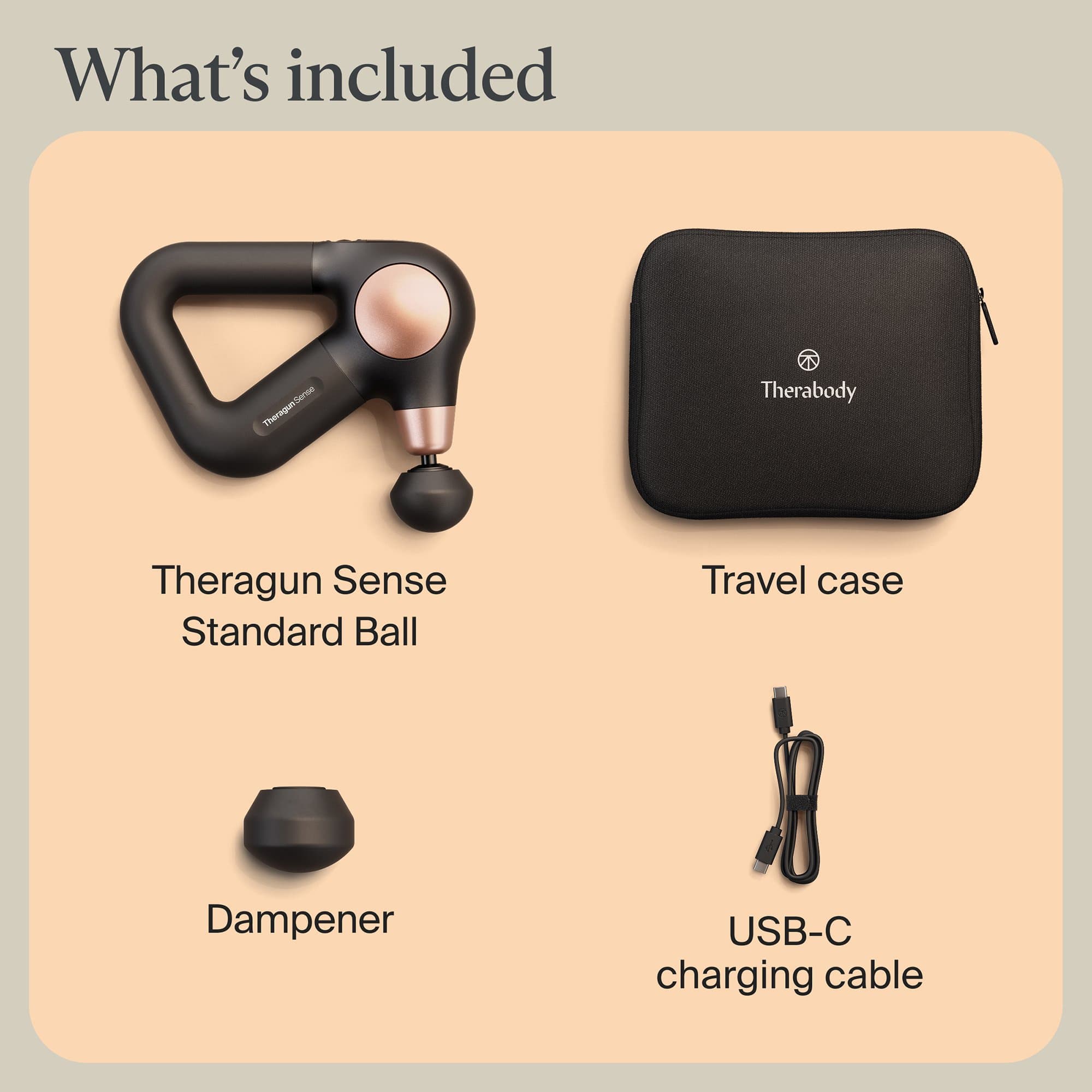 Therabody Theragun Sense 2nd Gen Hand-Held Massager, Black - Image 3