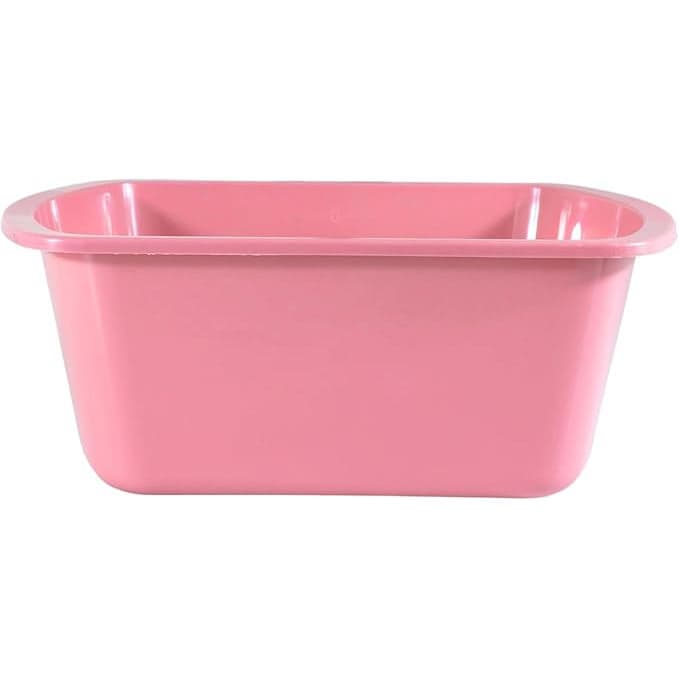 Dynarex Wash Basin Rectangular, Mauve, 7.4 qt - Image 2